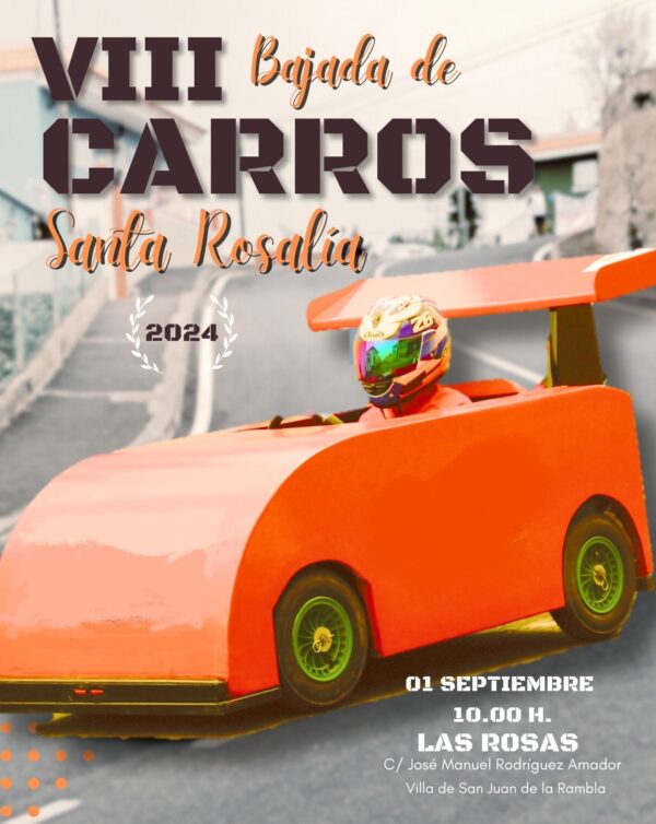 Cartel VIII bajada de carros